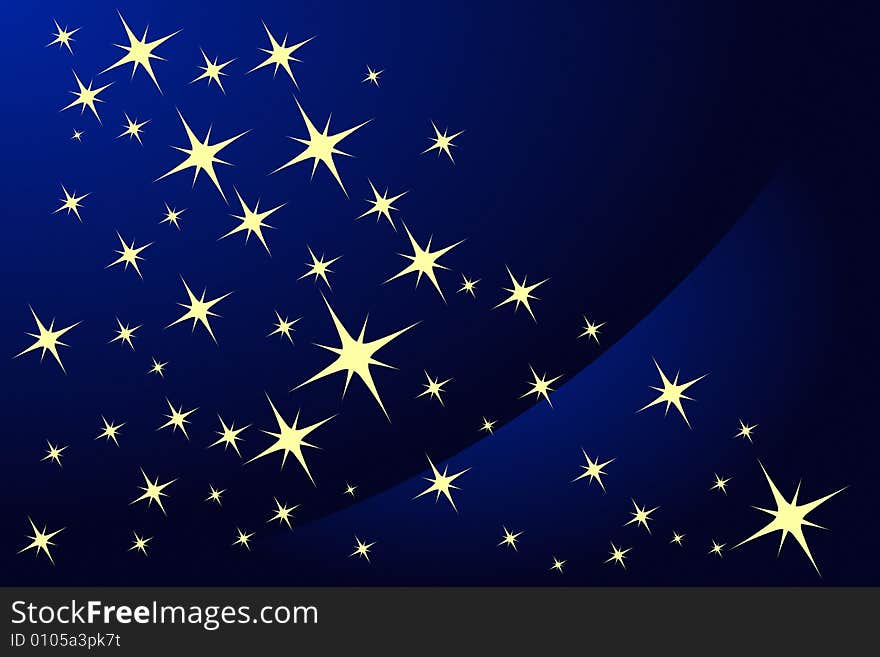 Vector illustration of star background. Vector illustration of star background