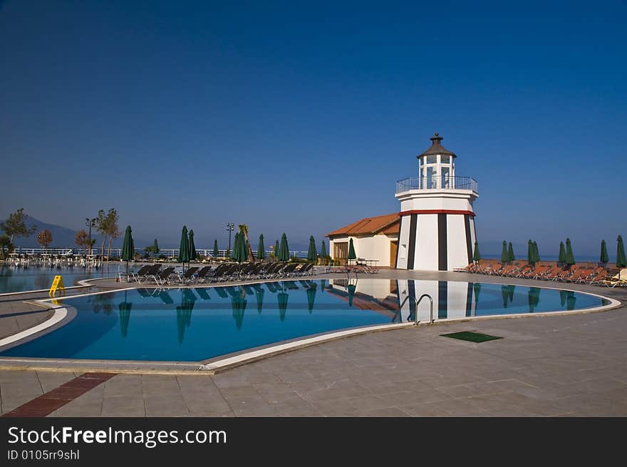 Turkish resort near the Aegean sea