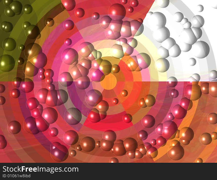 A beautiful and creative pattern of abstract bubbles. A beautiful and creative pattern of abstract bubbles.