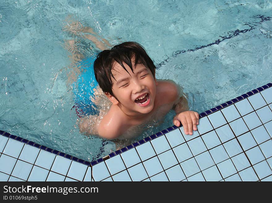 Boy In The Pool