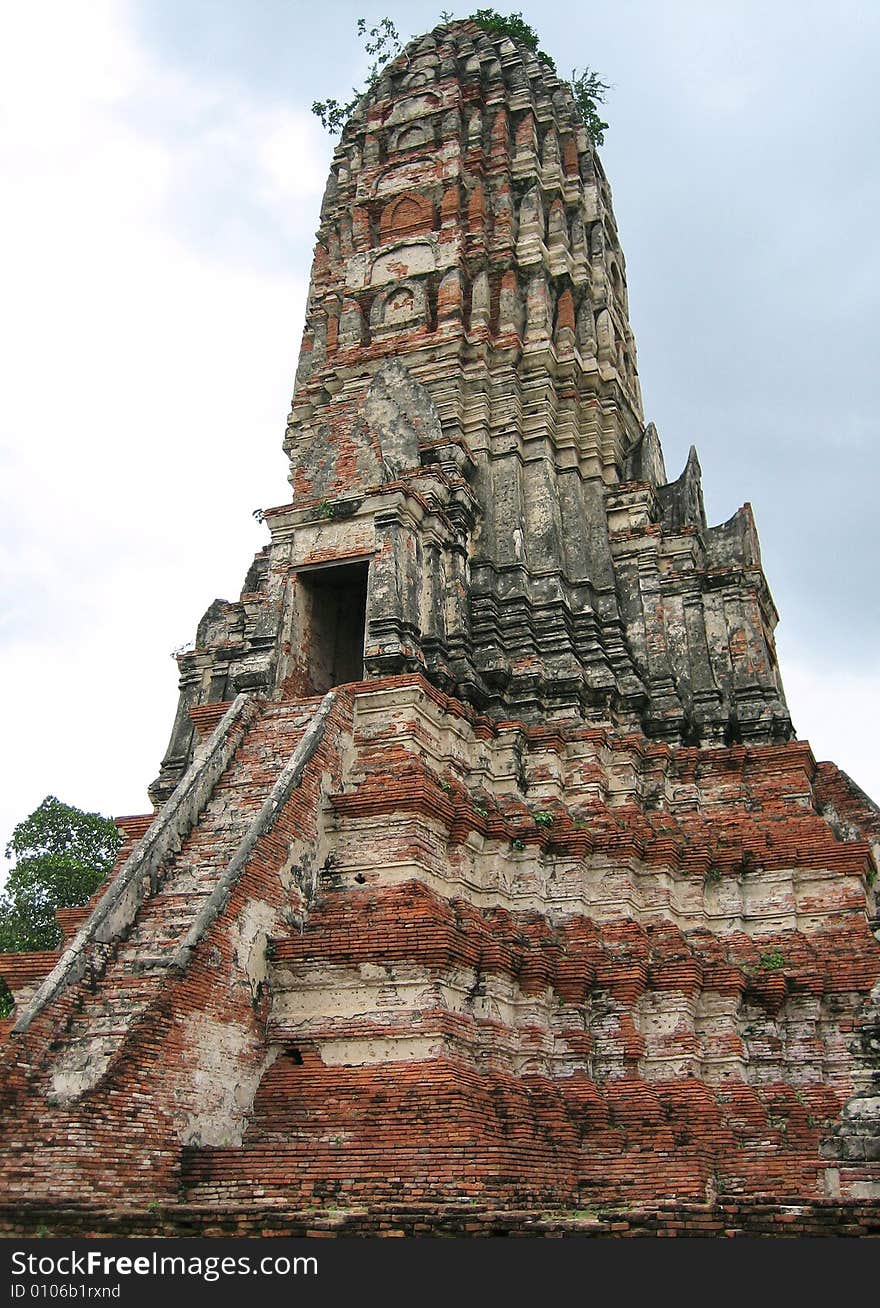 sacred site of Prang of Wat Chai Wattanaram in Ayutthaya near Bangkok, Thailand.
. sacred site of Prang of Wat Chai Wattanaram in Ayutthaya near Bangkok, Thailand.