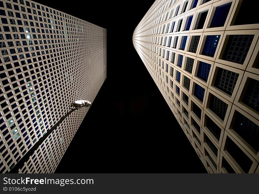 A complex of scyscrapers in Tel-Aviv Israel. A complex of scyscrapers in Tel-Aviv Israel