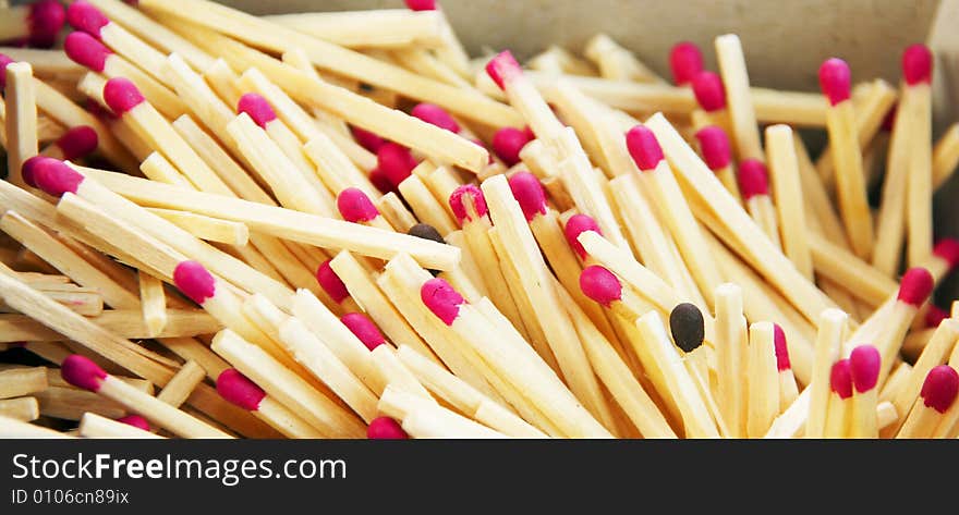 Boxes with matches for a gas cooker. Boxes with matches for a gas cooker