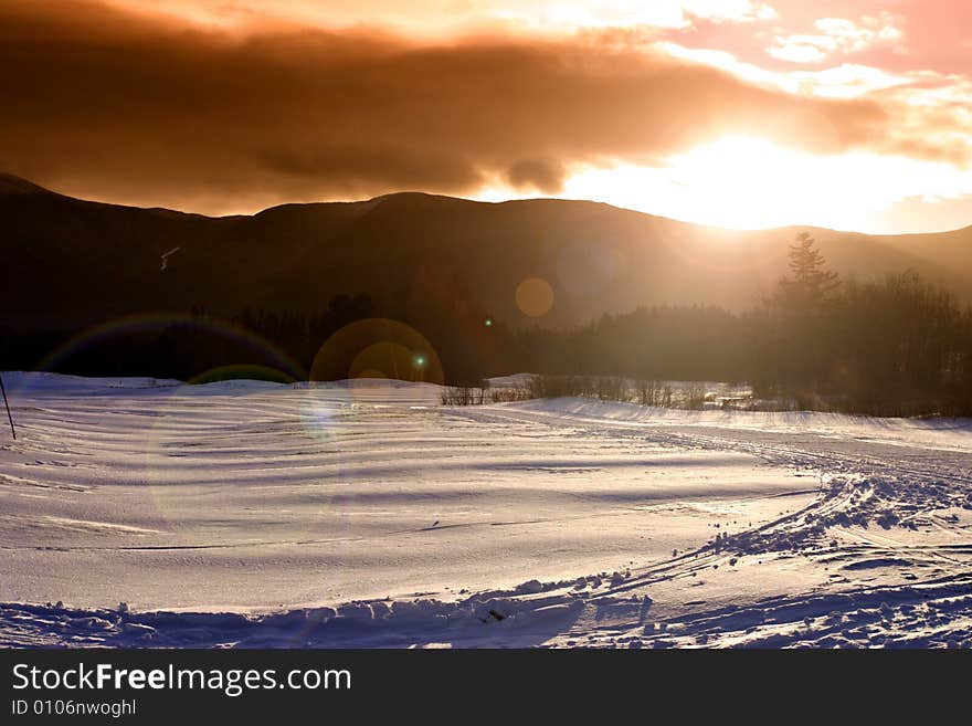 Winter at Bretton Woods, New Hampshire