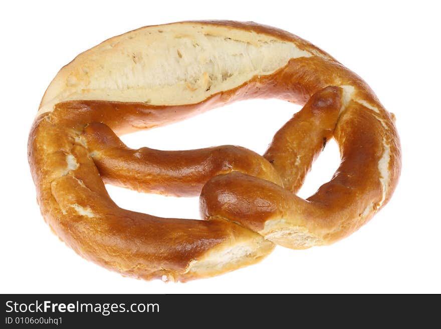 Salted pretzel.