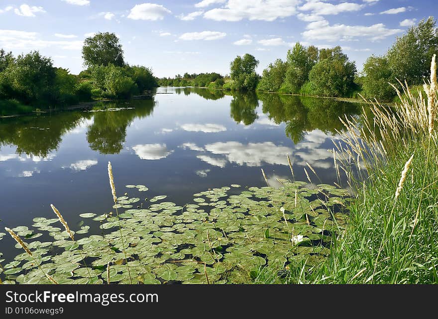 Calm place River