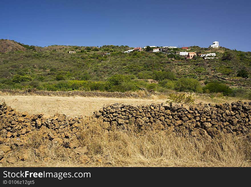 Mountain village, El hierro, Canary Islands