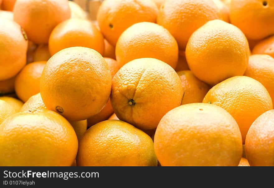 Picture of a market place. Picture of a market place