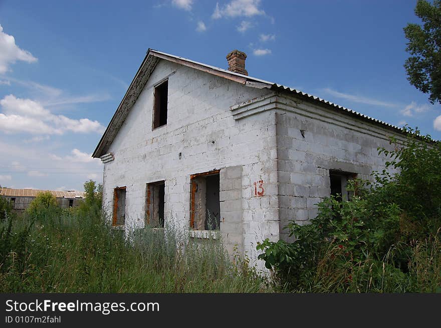 Abandoned Farm. Near Chernobyl Area.  Kiev Region