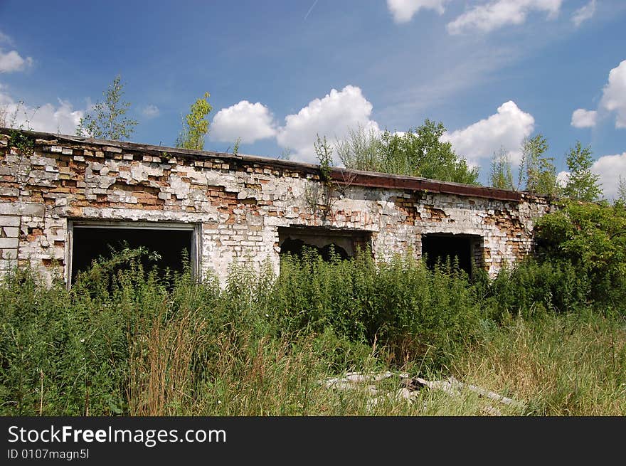 Abandoned Farm. Near Chernobyl Area.  Kiev Region