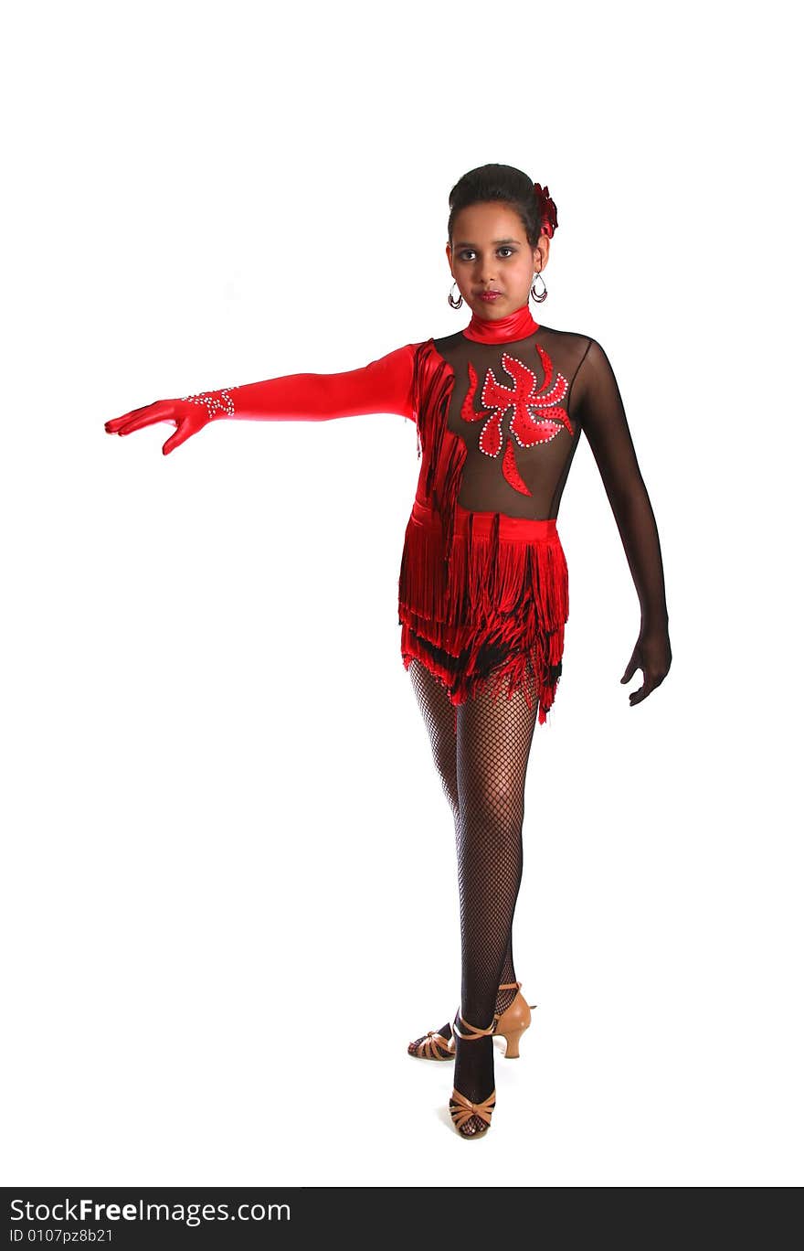 11 year old girl, latin dancer. 11 year old girl, latin dancer