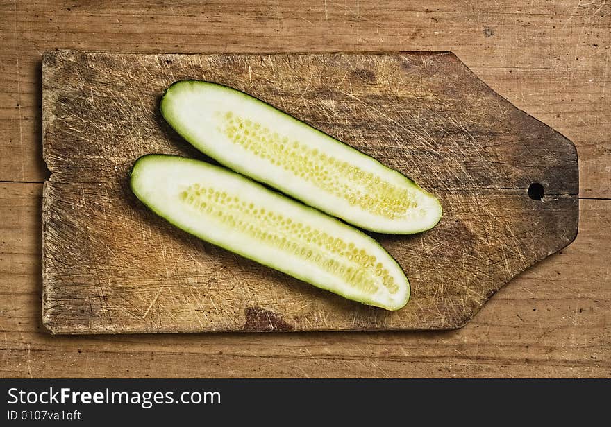 Slices Of Fresh Cucumber