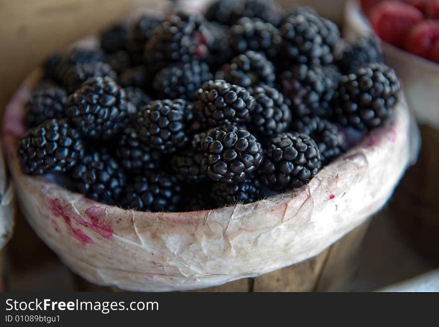 Fresh Juicy Blackberries