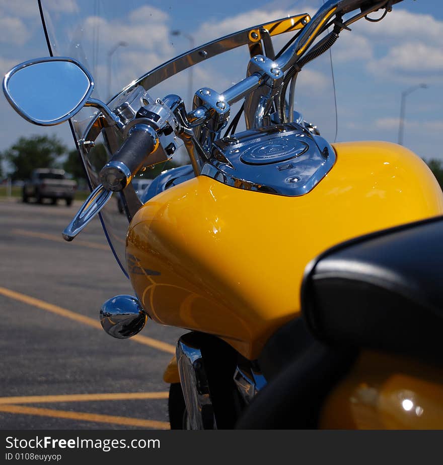 Parked Motorcycle