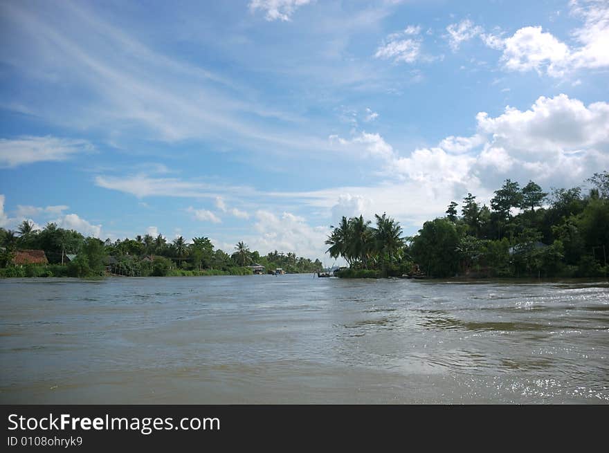 On the Mekong river