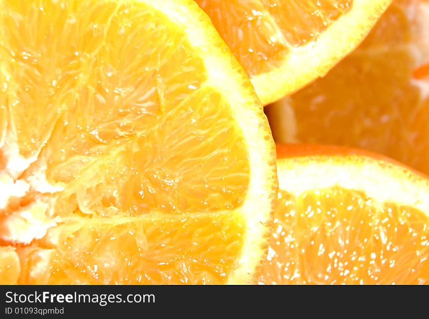 Juicy orange slices as pattern. Juicy orange slices as pattern