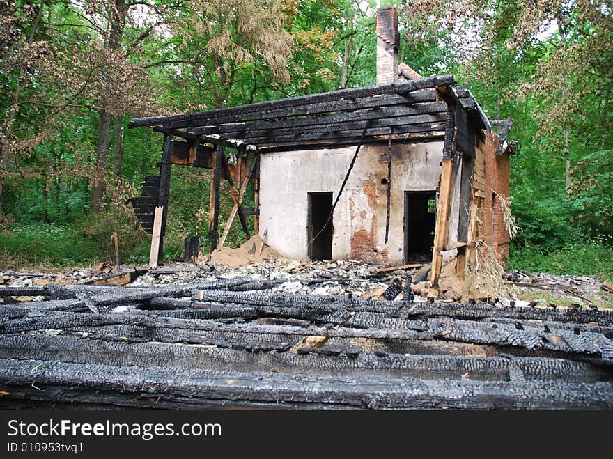 Burned Down House 1