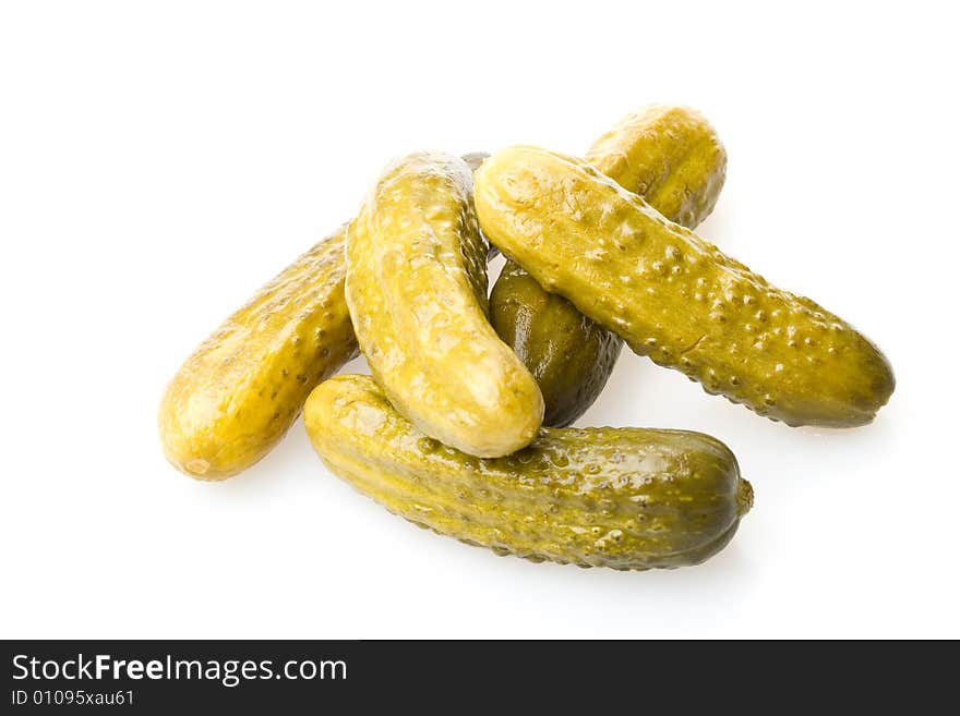 Pickled gherkins