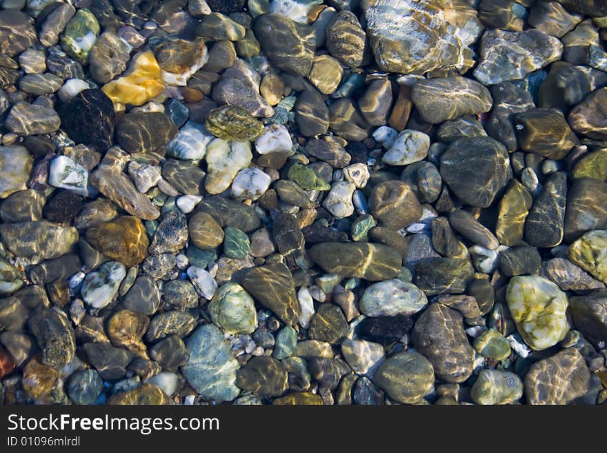 Pebbles Underwater