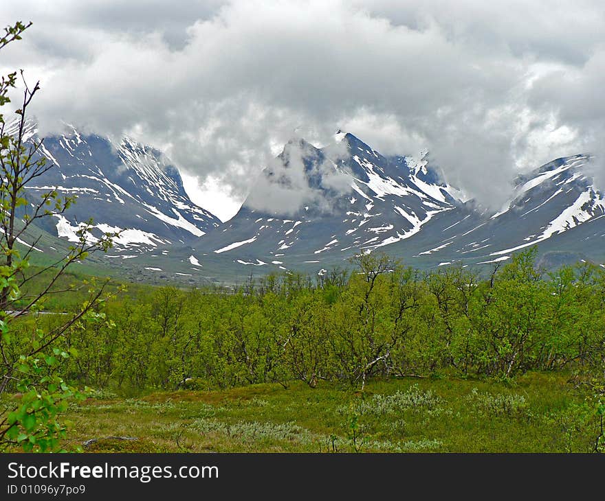 Die berge in nord schweden. Die berge in nord schweden