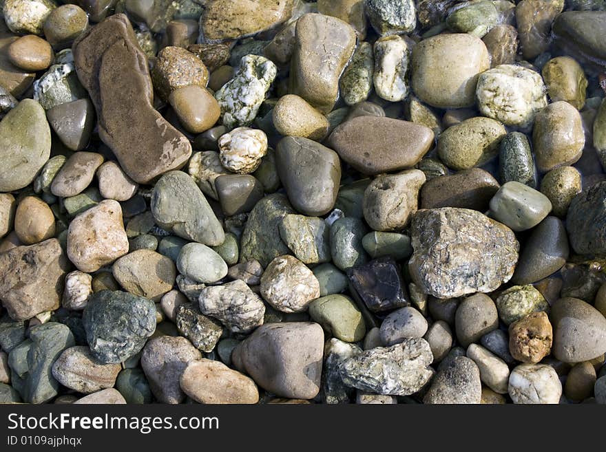 Wet Pebbles