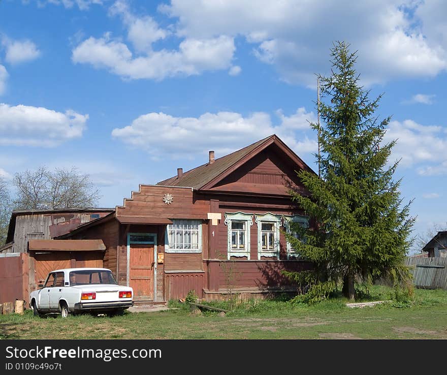 Wooden cottage