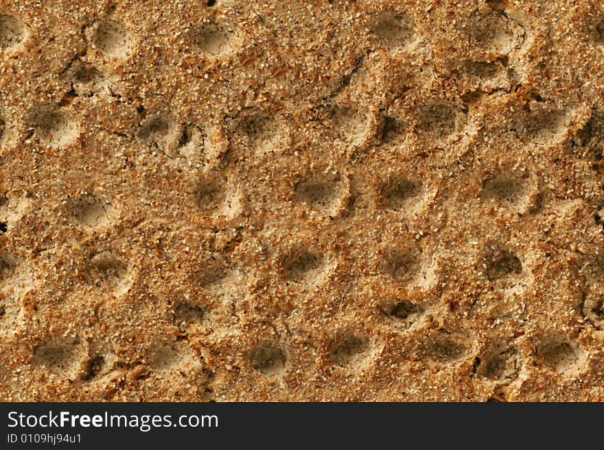 Seamless pattern of a crisp bread. Seamless pattern of a crisp bread