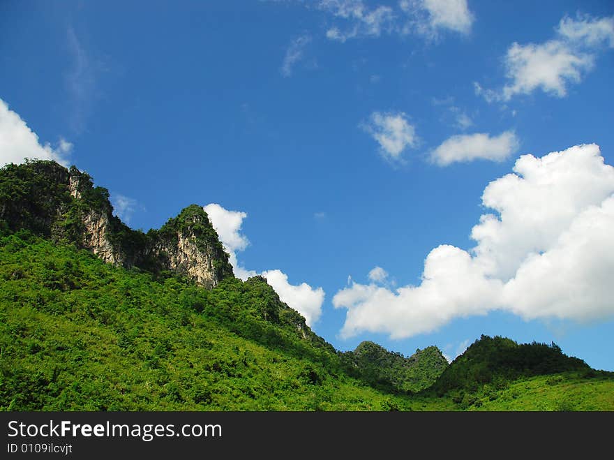 Blue Sky And Cloud