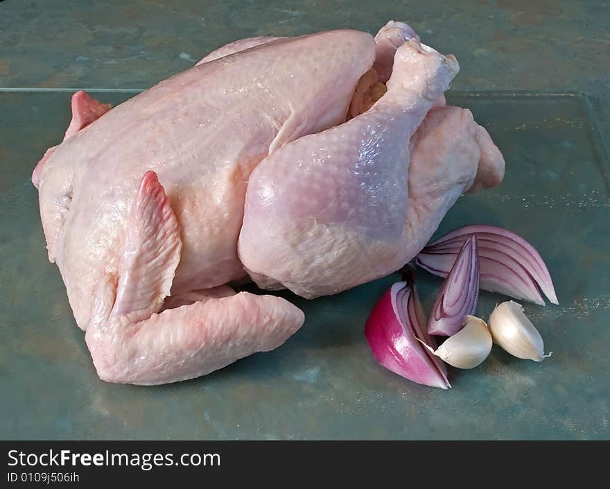 Fresh whole chicken