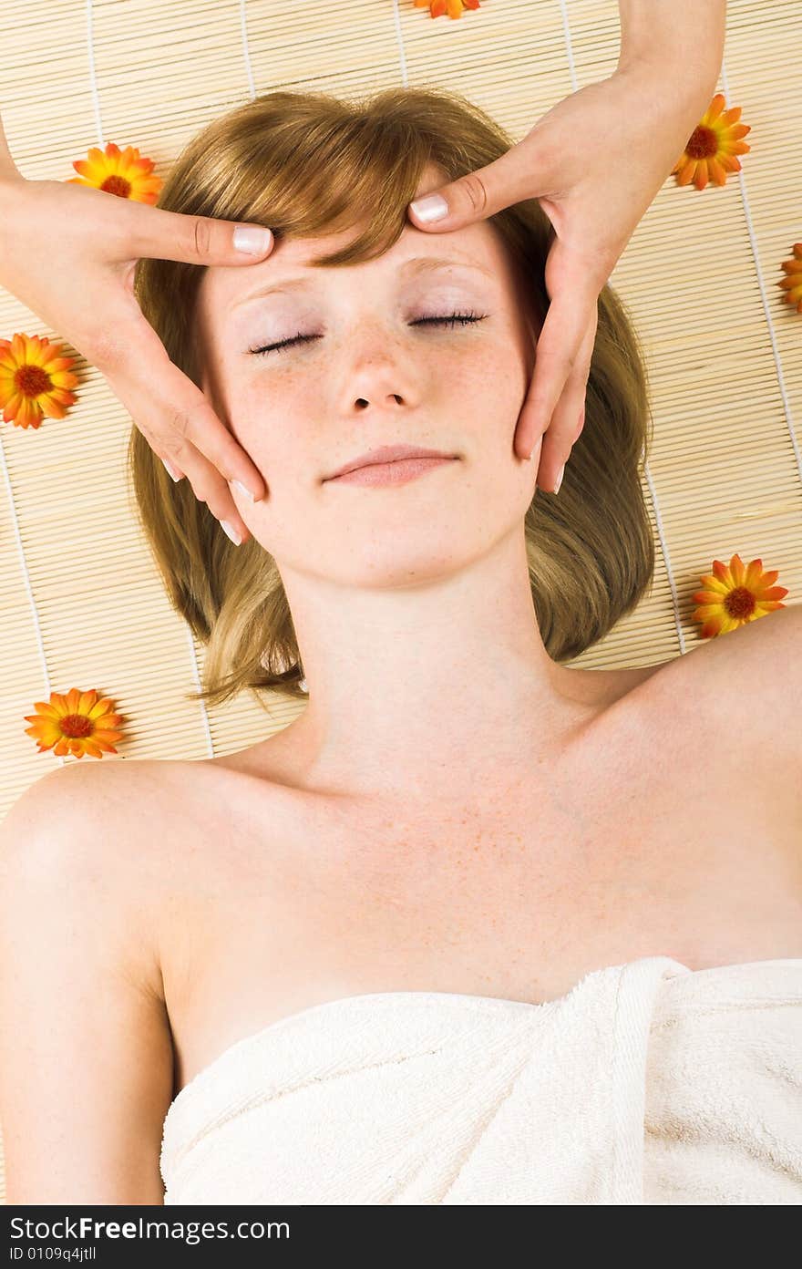 Woman Getting A Massage