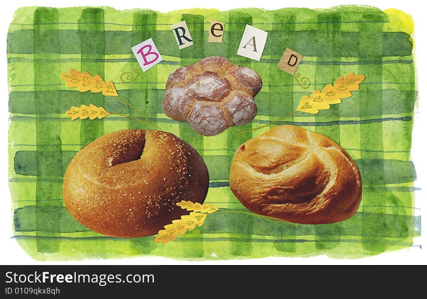 Bread - collage