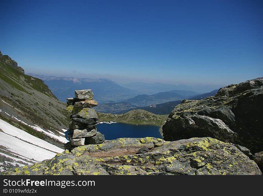 Stones into the mountains