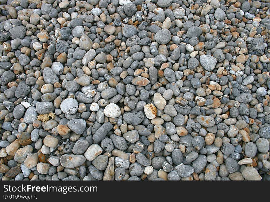 Pebble stone texture from above. Pebble stone texture from above