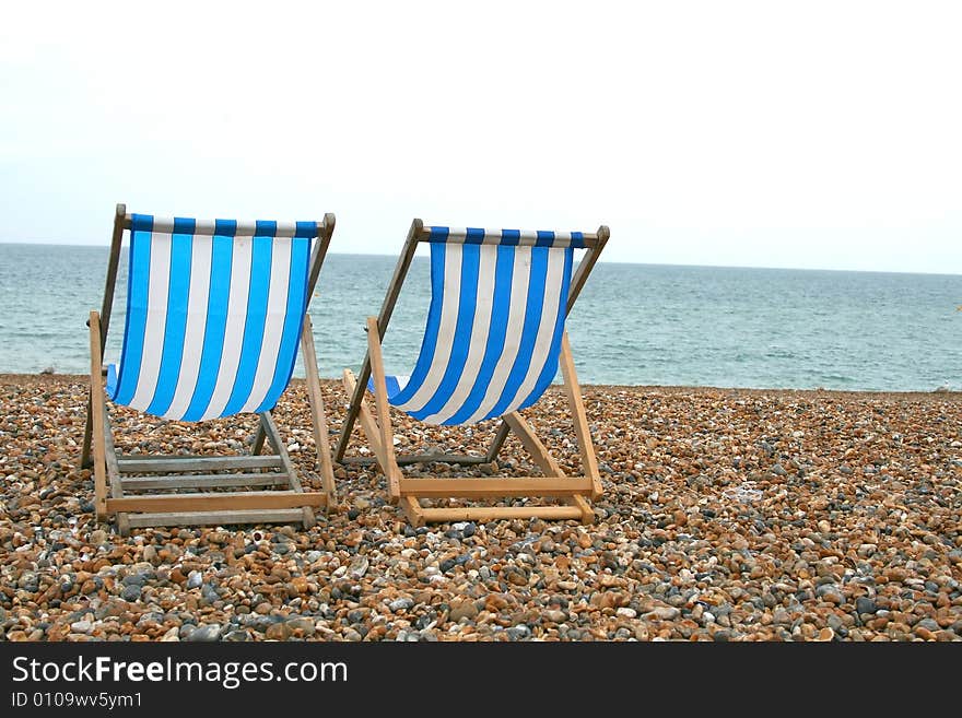 Two Chairs On The Beach