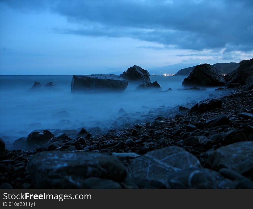 Stones in a fog