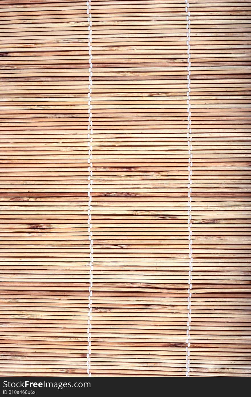 Bamboo mat background