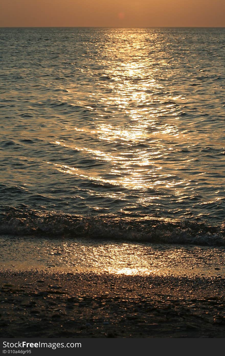 Sea In Sunset