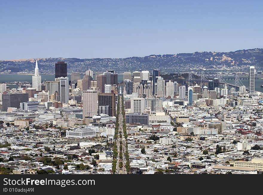 San Francisco From The Twin Peaks