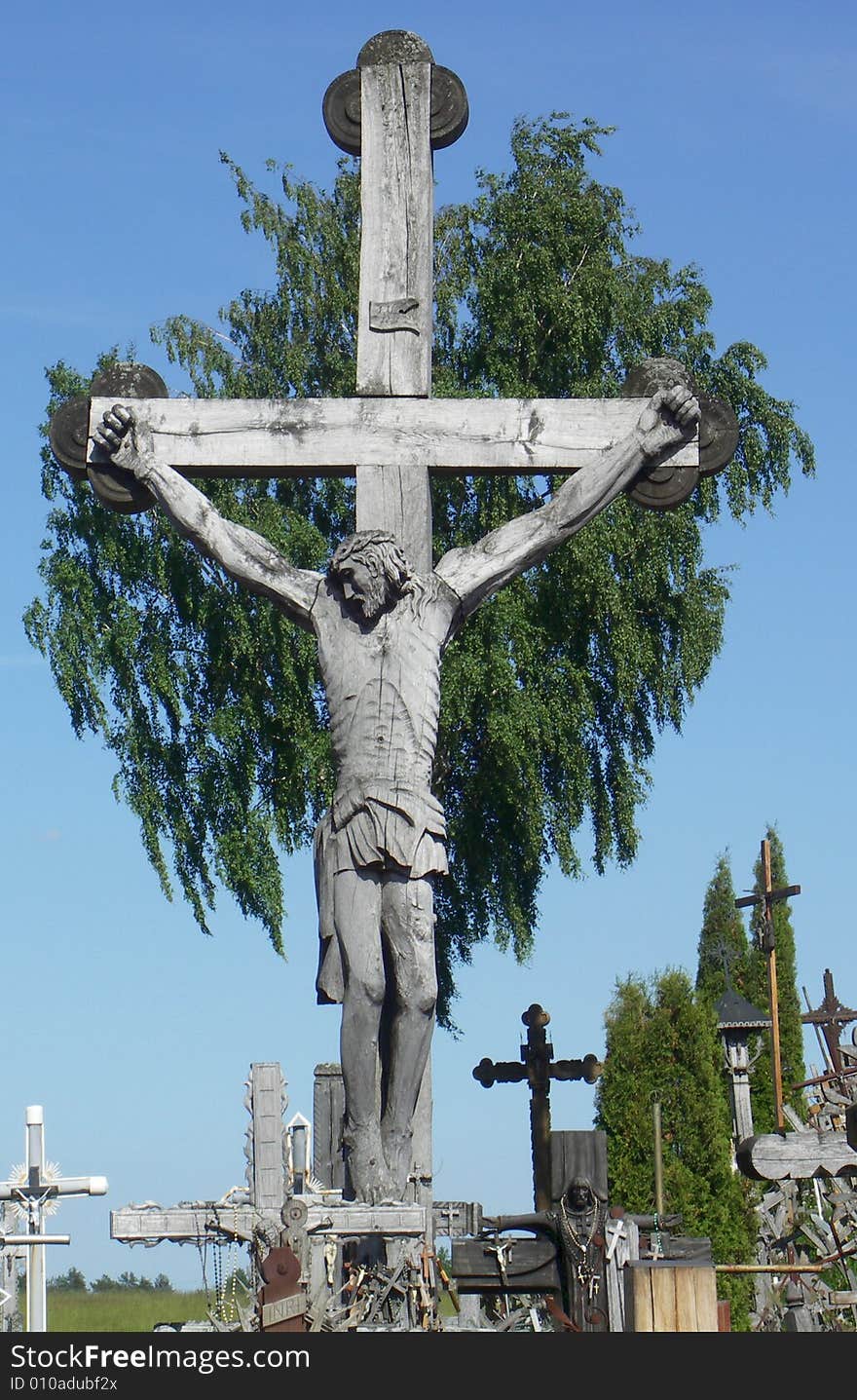 The Hill of Crosses, Lithuania. The Hill of Crosses, Lithuania.