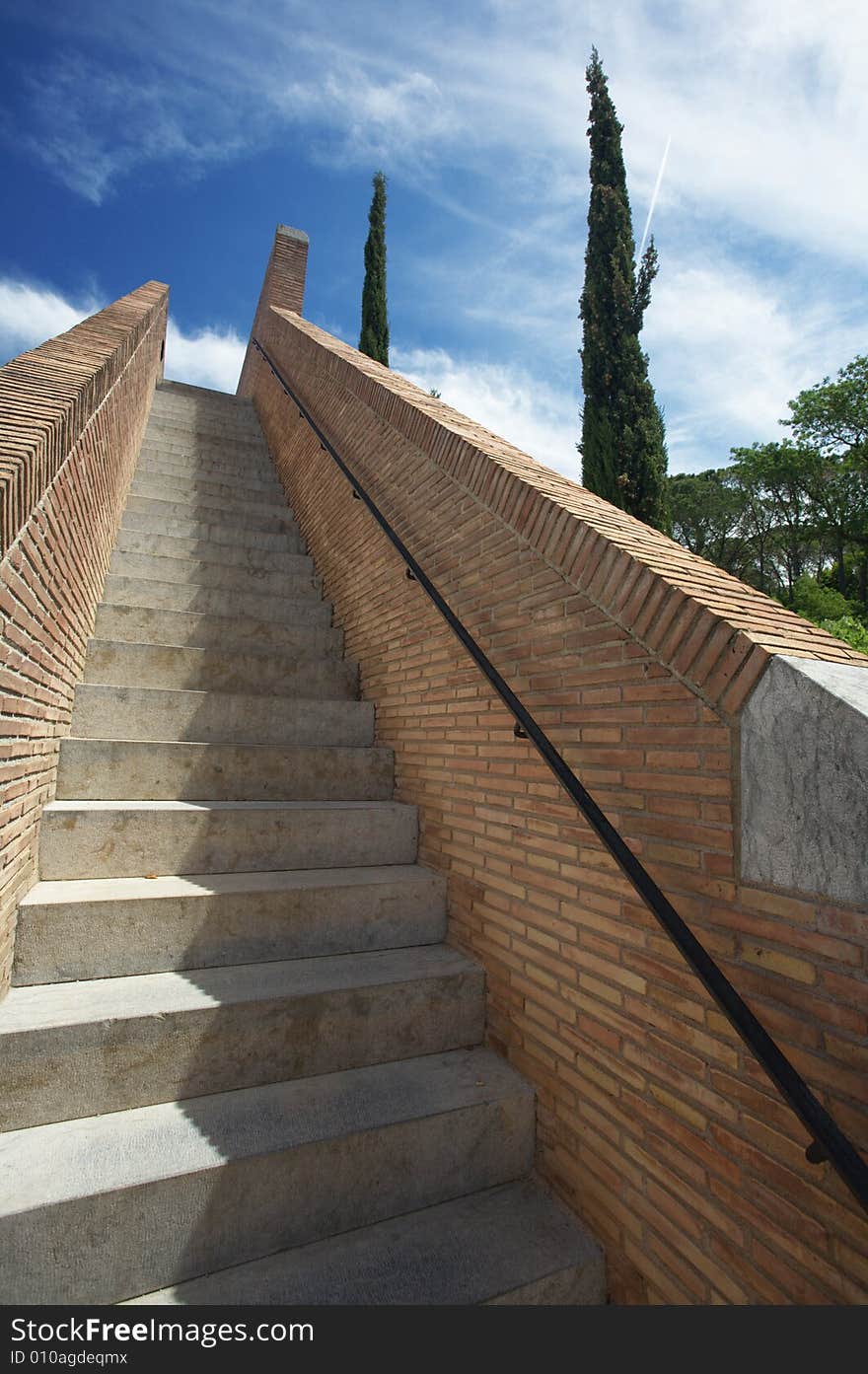 A photo of stairs to sky - opportunity, way out