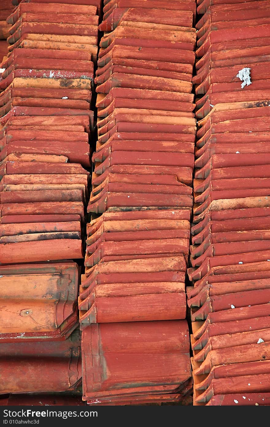 An eastern style slate roof stack