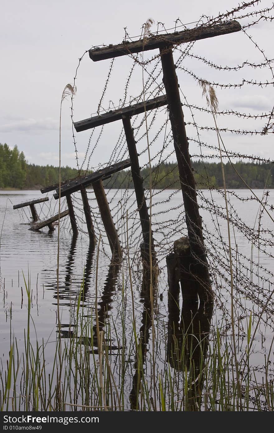 Old frontier at Karelia, Russia