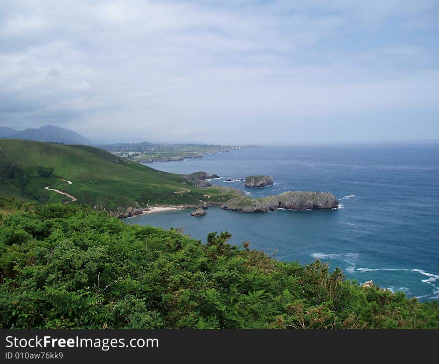 David at the Asturian Coast