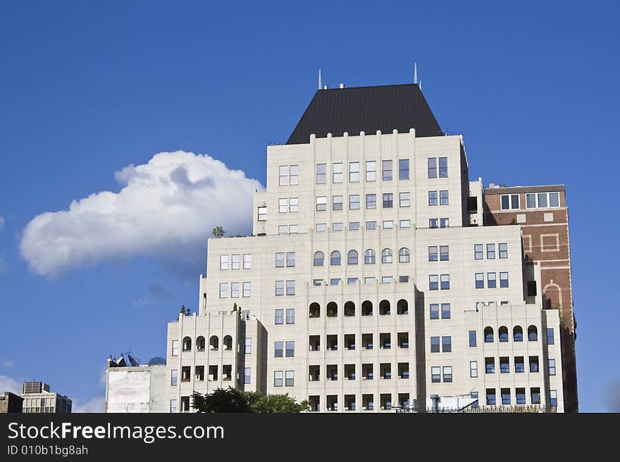 Apartment buildings in Chicago