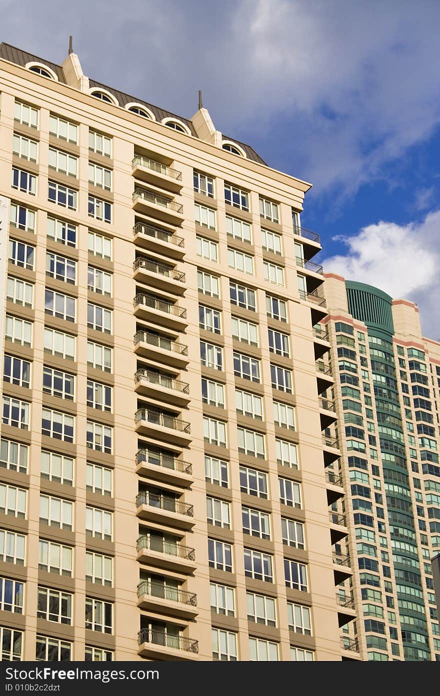 Apartment buildings in Chicago