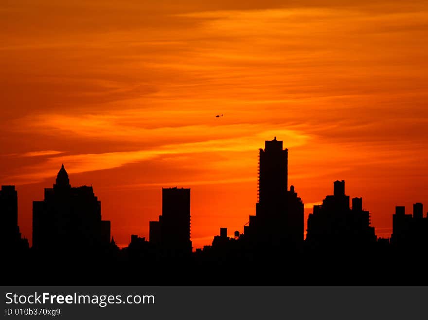 Manhattan at Sunset