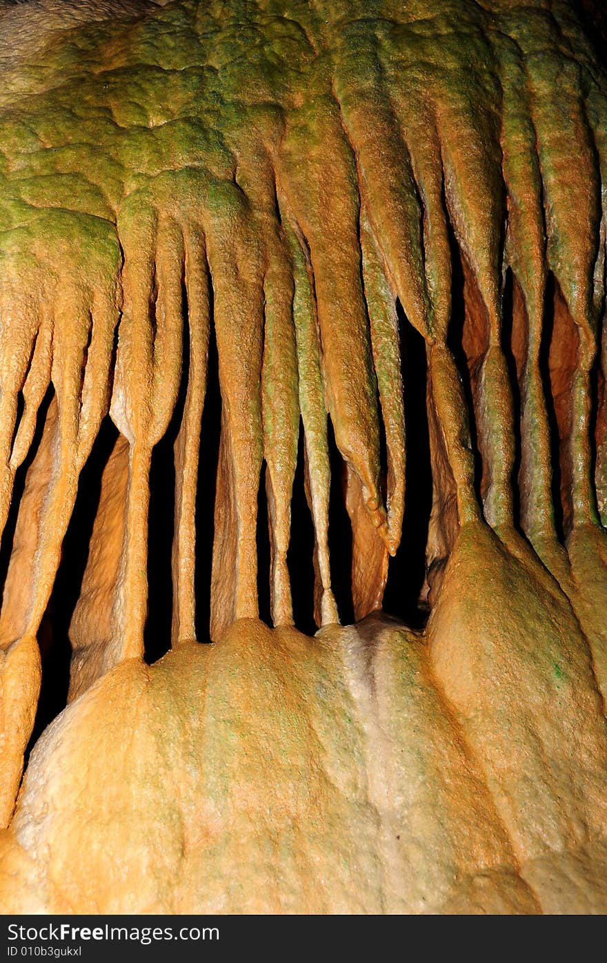 The undergroung cave interior photo