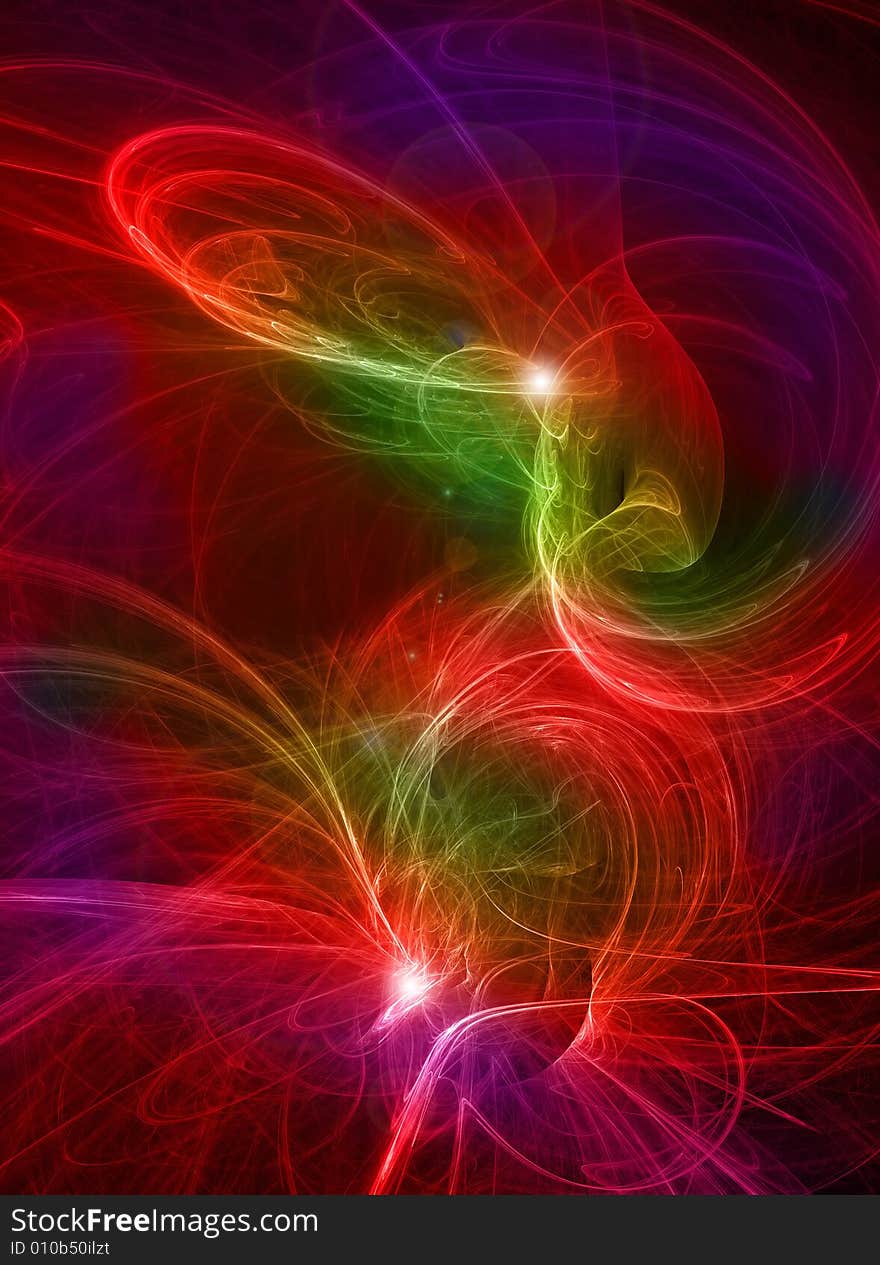 Color rich  fractal abstract background. Color rich  fractal abstract background