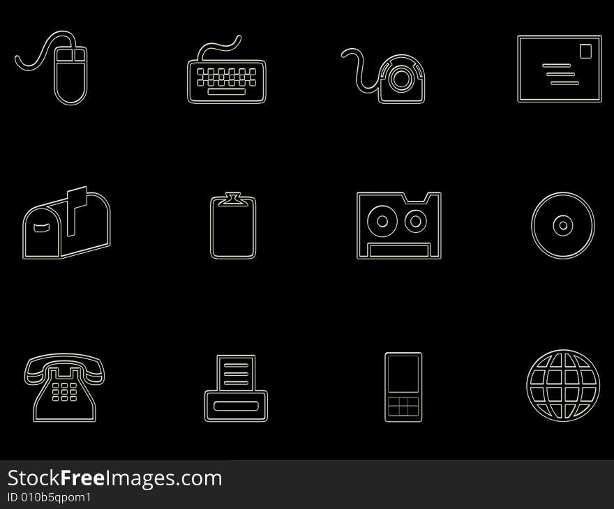 Communication icons