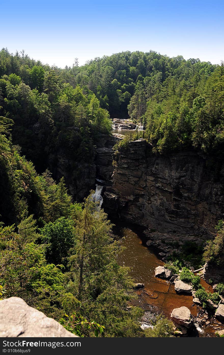 Scenic view in Grandfather Mountains. Scenic view in Grandfather Mountains